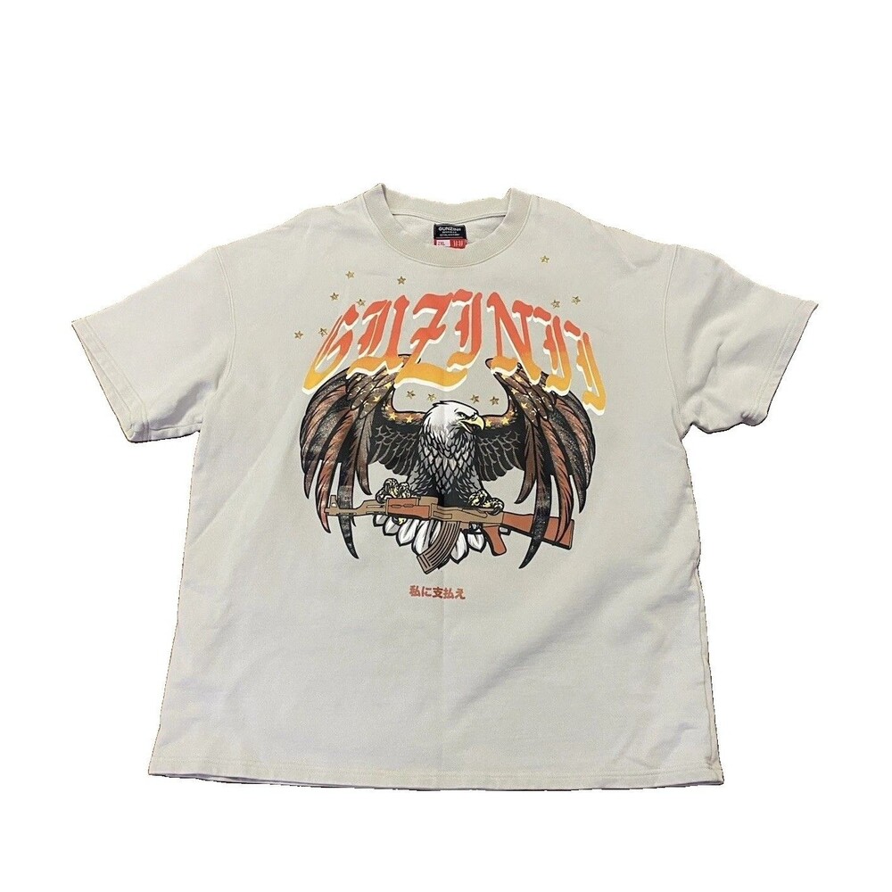 Gunzinii Eagle 2nd Amendment Tee Shirt Men’s Size 2XL